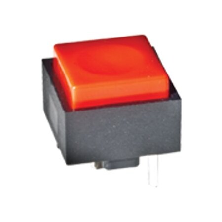 C&K Components Keypad Switch, 1 Switches, Spdt, Momentary-Tactile, 0.025A, 50Vdc, 5 Pcb Hole Cnt, Solder Terminal,  KS12R22CQD